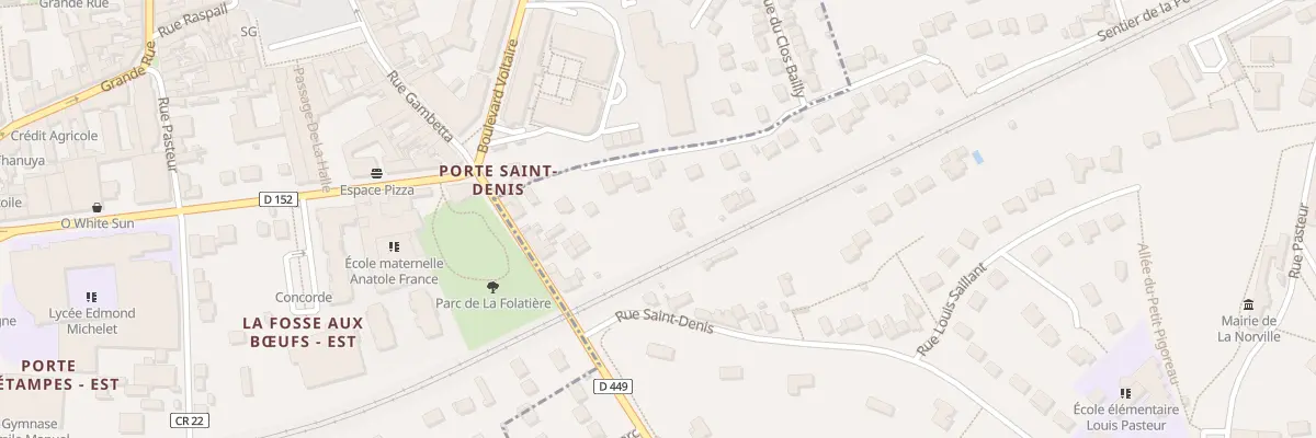 Plan du 12 Sen de la Porte Saint Denis à La Norville