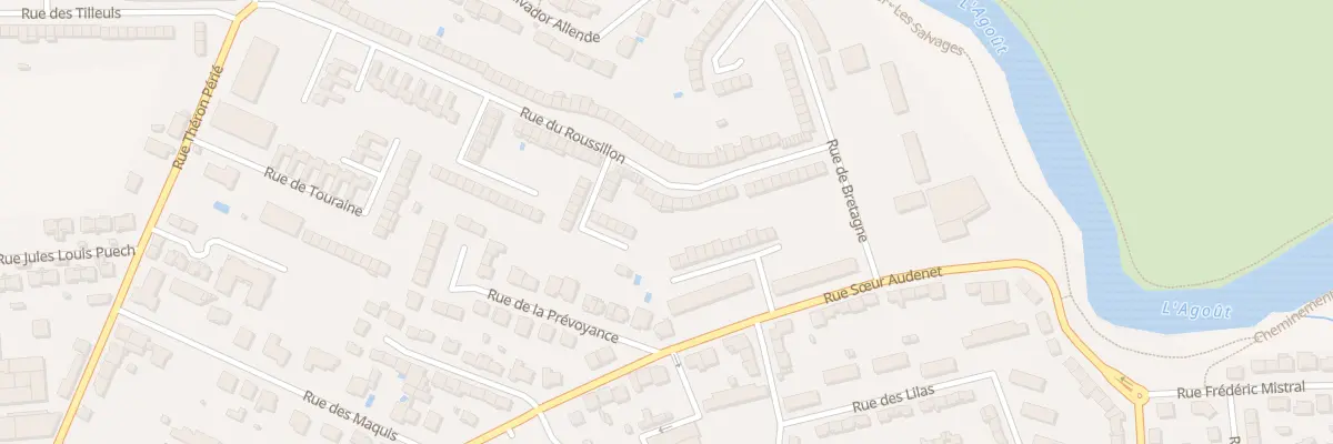 Plan du 54 Rue du Roussillon à Castres