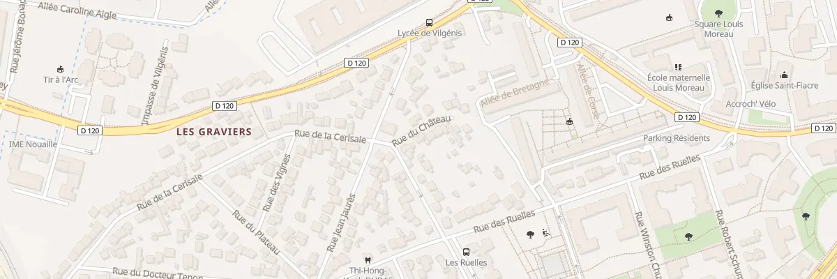 Plan du 4 Rue du Château à Massy