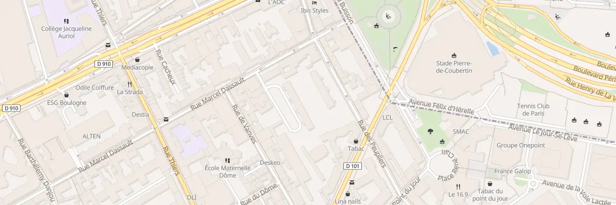 Plan du 59 Rue des Peupliers à Saint-Cloud