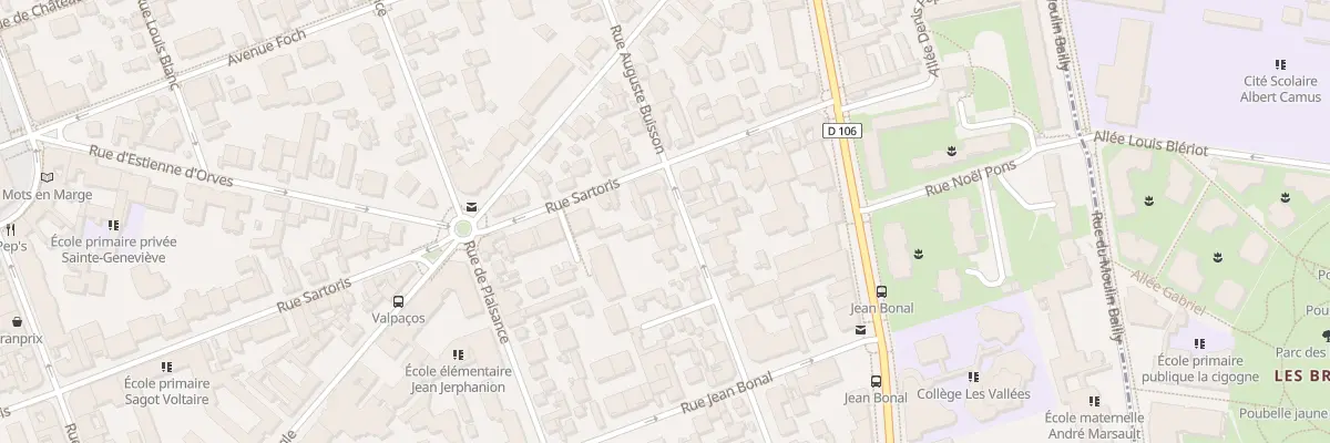 Plan du 40T Rue Auguste Buisson à La Garenne-Colombes