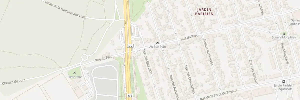 Plan du 101 Rue du Parc à Clamart