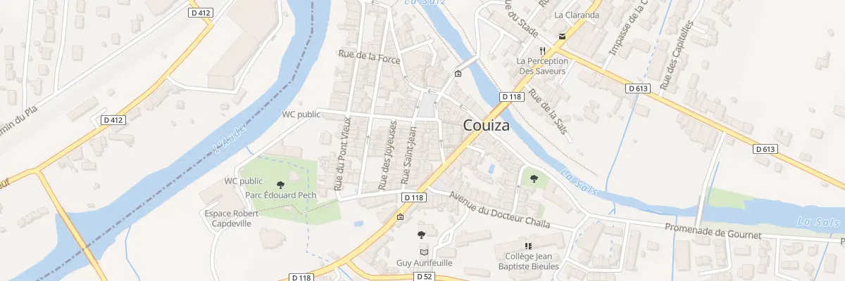 Plan du 273 Le Village à Couiza