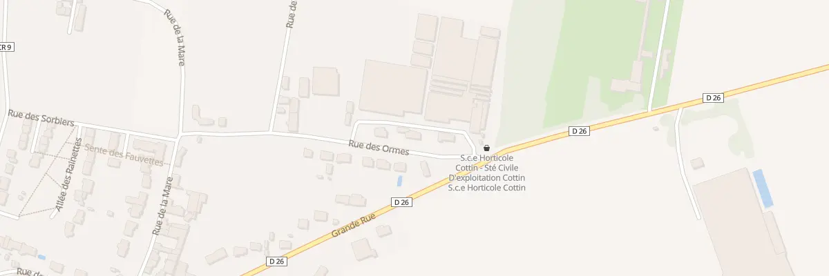 Plan du 6 Rue des Ormes à Avrainville