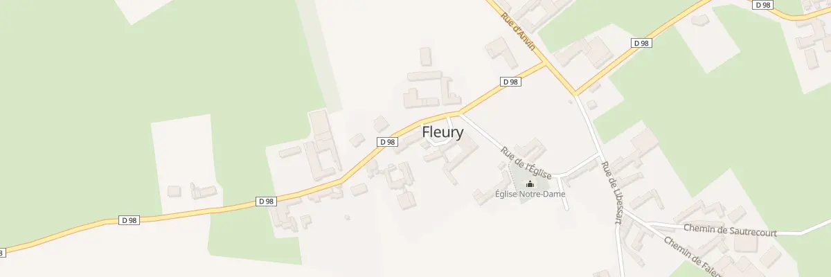 Plan du 11 Rue de Bermicourt à Fleury