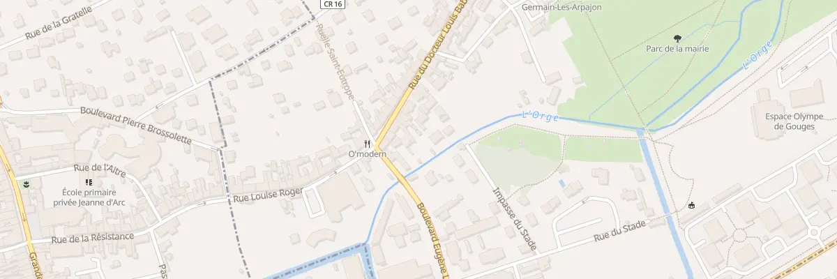 Plan du 22 Rue du Docteur Louis Babin à Saint-Germain-lès-Arpajon