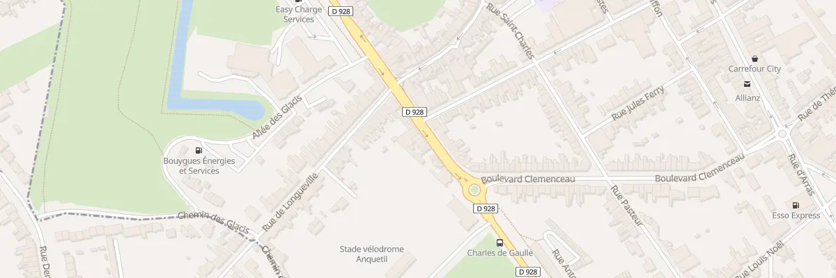 Plan du 9 Bd Clémenceau à Saint-Omer