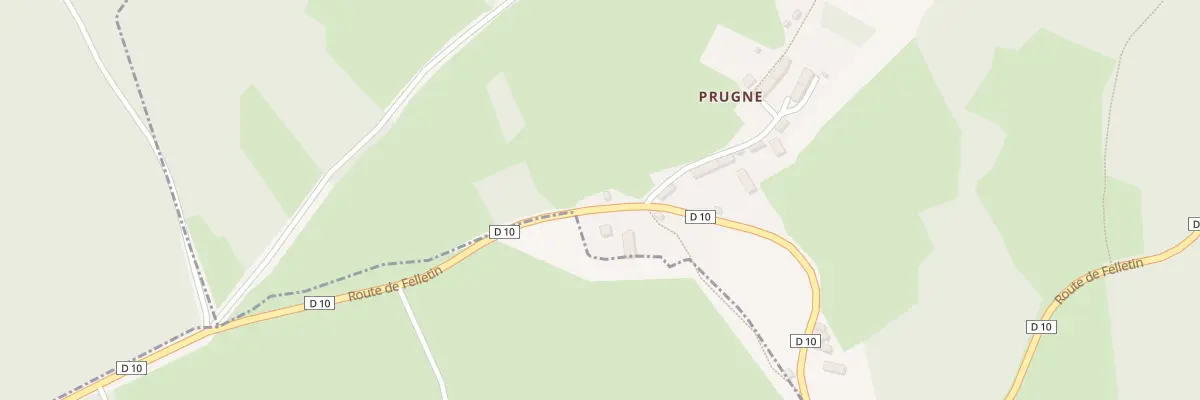 Plan du 22 Rte de Felletin à Pontcharraud