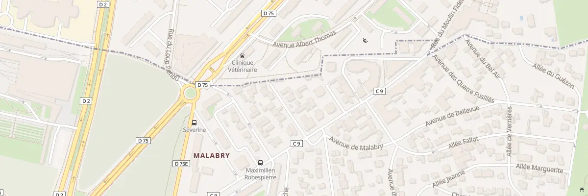 Plan du 6 Imp Pierre Dupont à Châtenay-Malabry