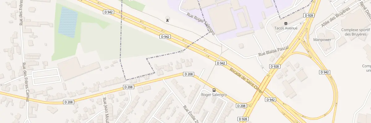 Plan du 52 Rue Roger Salengro à Longuenesse