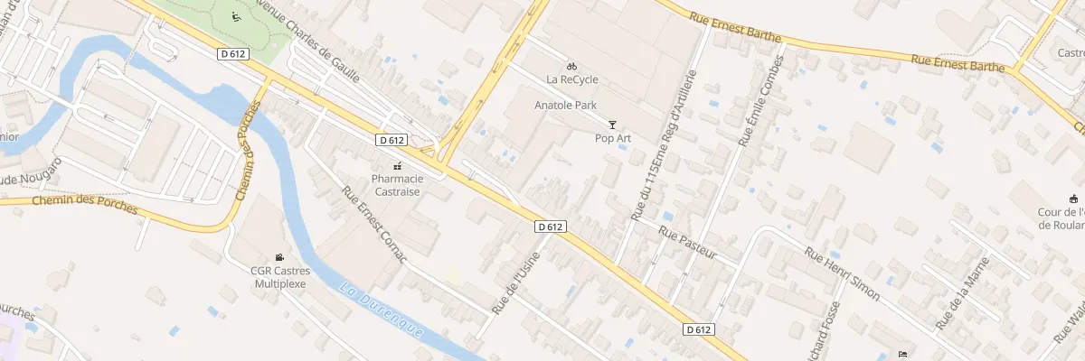 Plan du 147 Av Charles de Gaulle à Castres