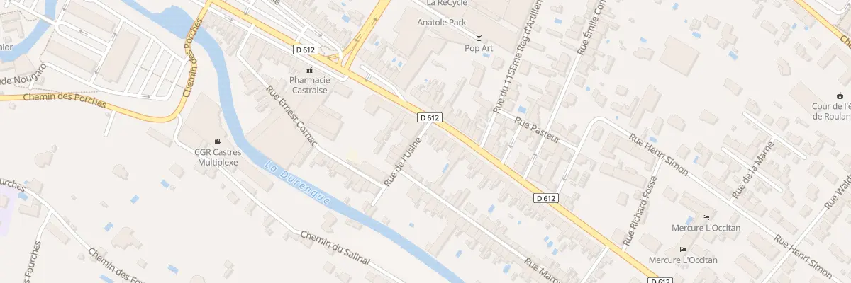 Plan du 56 Av Charles de Gaulle à Castres