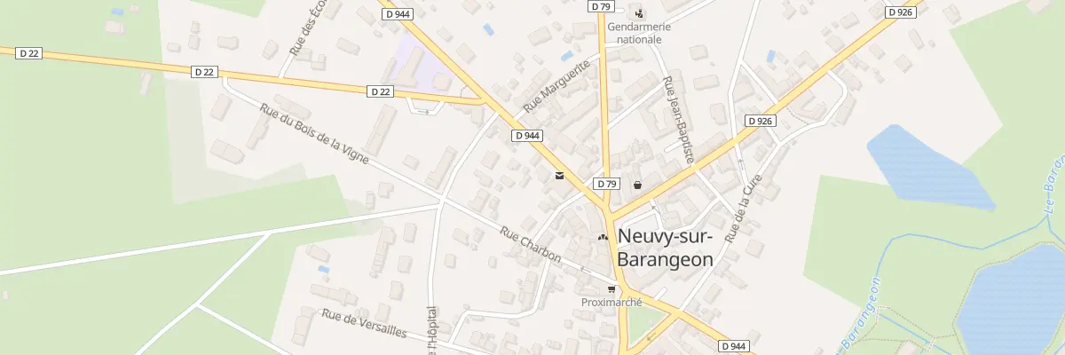 Plan du 3 Rte de Nancay à Neuvy-sur-Barangeon