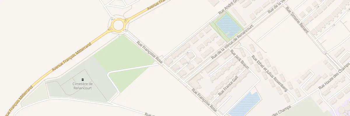 Plan du 4 Rue André Grillon à Amiens