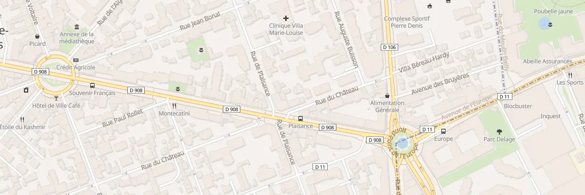 Plan du 16 Rue du Château à La Garenne-Colombes