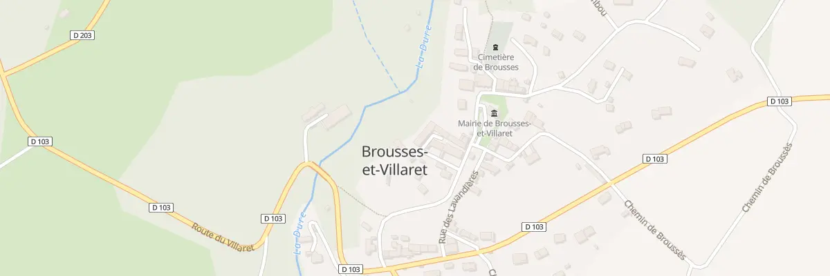Plan du 5 Imp de la Bergerie à Brousses-et-Villaret