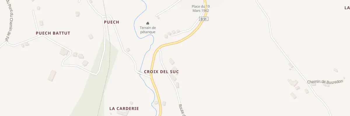 Plan du 5158 Croix Del Suc à Boisset