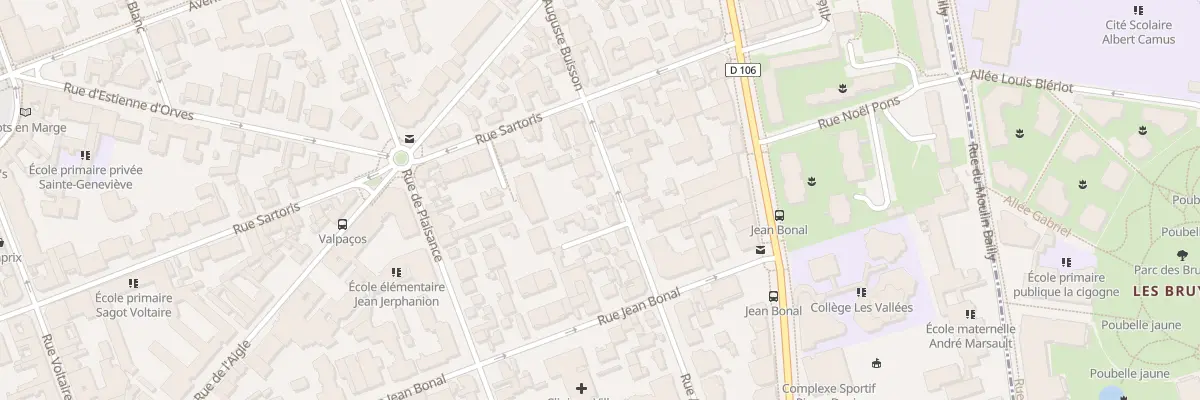 Plan du 44 Rue Auguste Buisson à La Garenne-Colombes