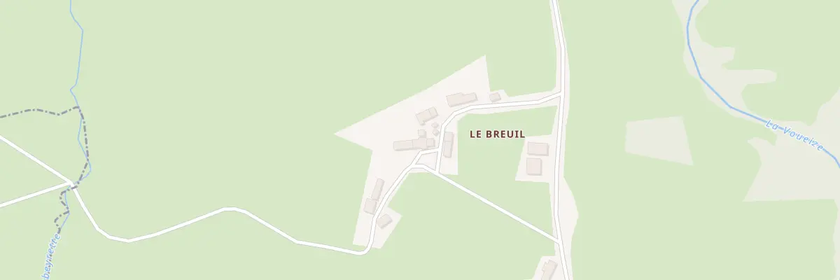 Plan du 7 Le Breuil à Saint-Julien-le-Châtel