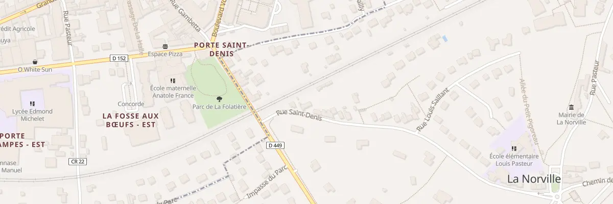 Plan du 38 Rue Saint Denis à La Norville