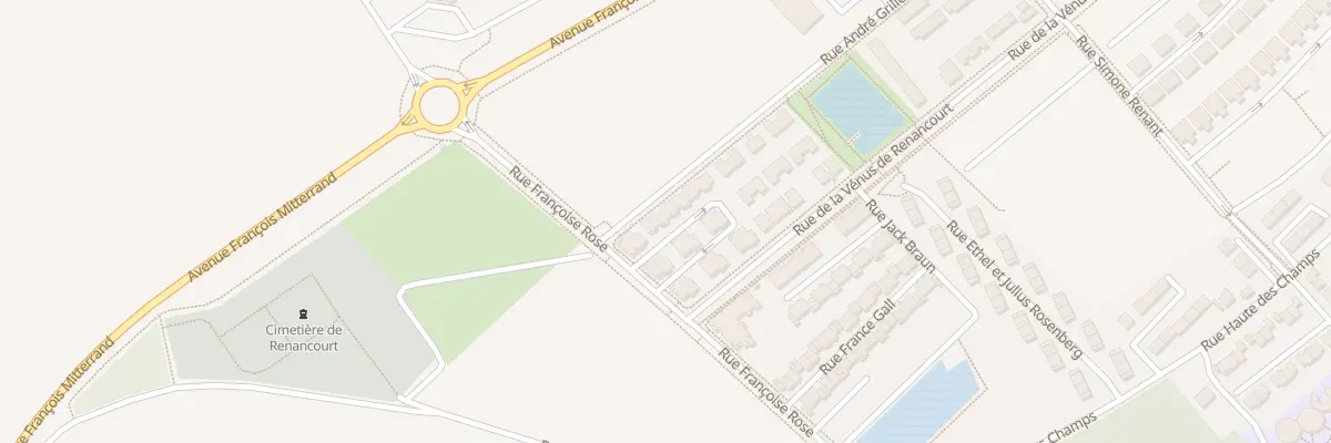 Plan du 6 Rue André Grillon à Amiens