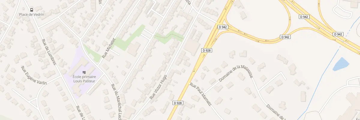 Plan du 38T Rue Victor Hugo à Longuenesse