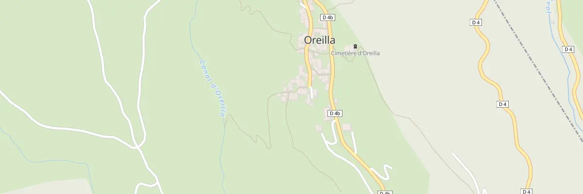 Plan de la Rue d’En Haut à Oreilla