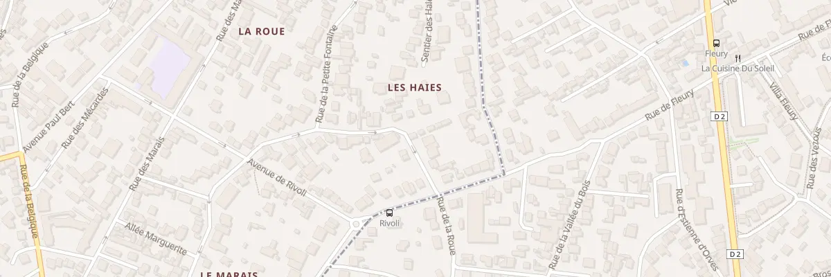 Plan du 21 Rue de la Roue à Meudon