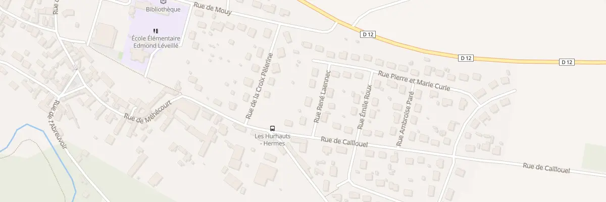 Plan du 5 Rue René Laënnec à Hermes