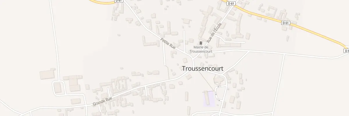 Plan du 3 Ptr Petite Rue à Troussencourt