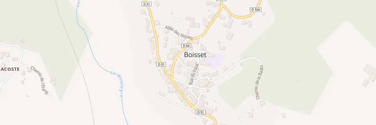 Plan du 5068 Le Bourg à Boisset