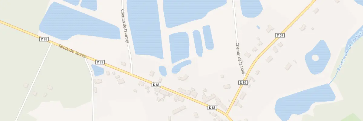 Plan du 24 Rte de Vannes à Isdes