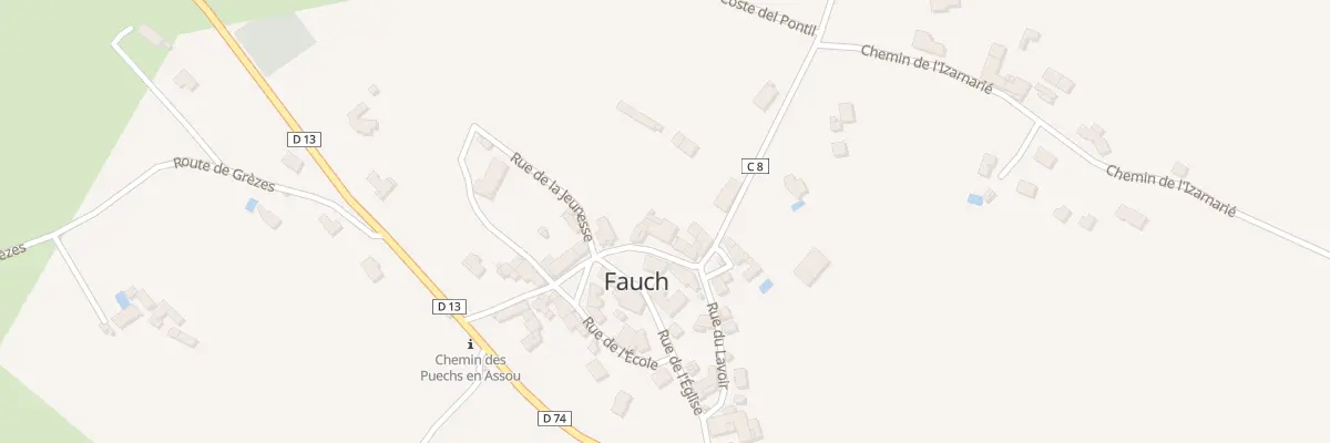 Plan du 11 Rue de la mairie à Fauch