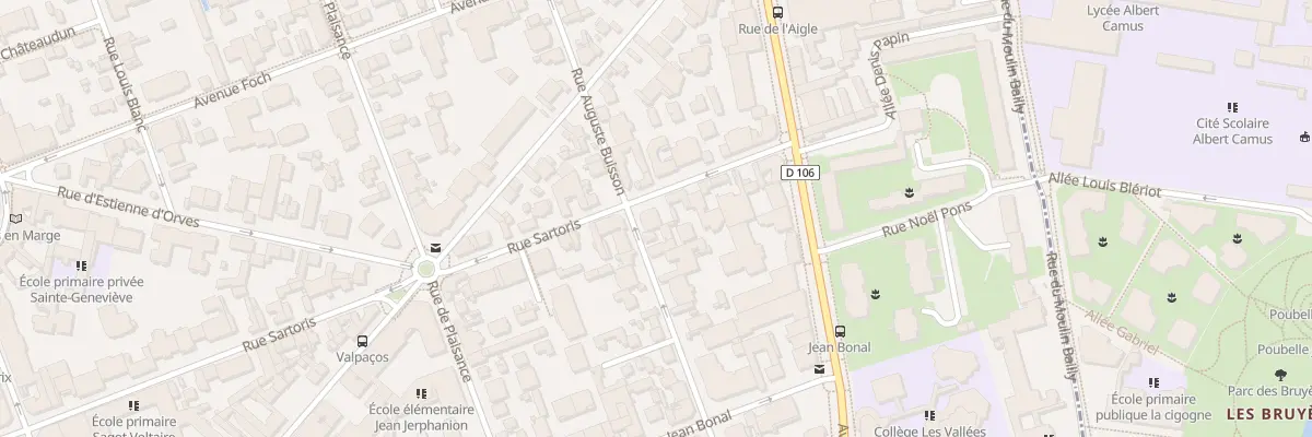 Plan du 9 Rue Sartoris à La Garenne-Colombes