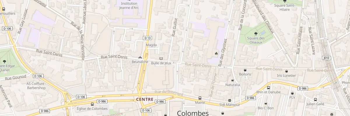 Plan du 64 Rue Saint-Denis à Colombes