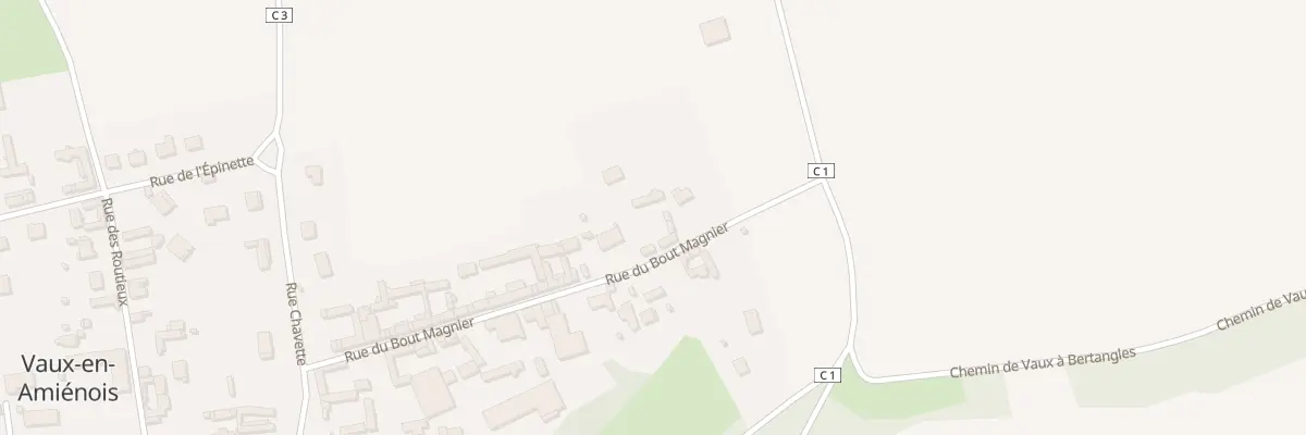 Plan du 19 Rue du Bout Magnier à Vaux-en-Amiénois