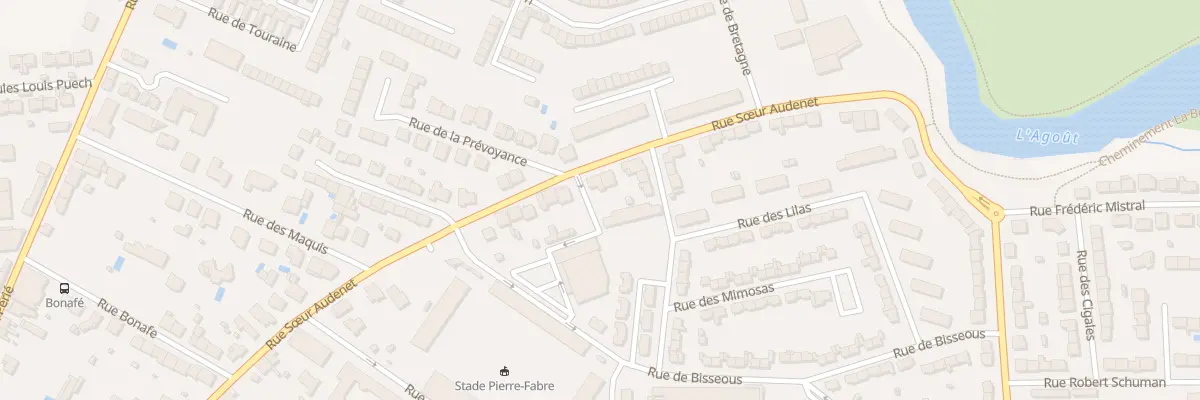 Plan du 154 Rue Soeur Audenet à Castres