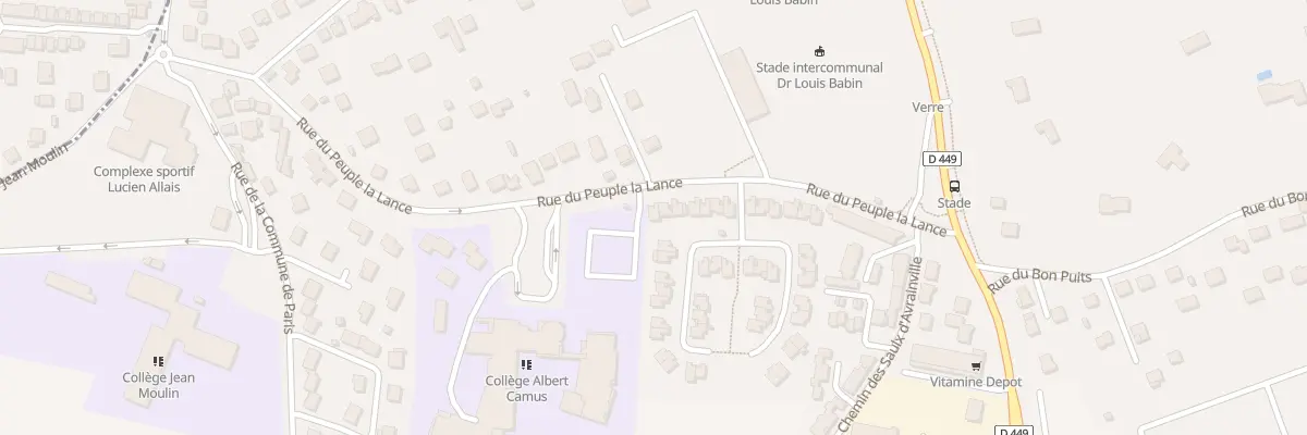 Plan du 15 Rue du Peuple la Lance à La Norville