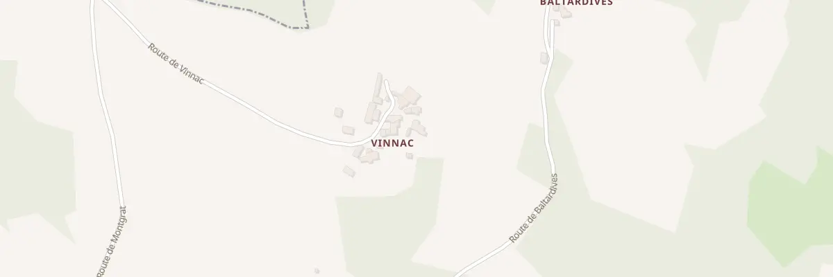 Plan du 5089 Vinnac à Lugan