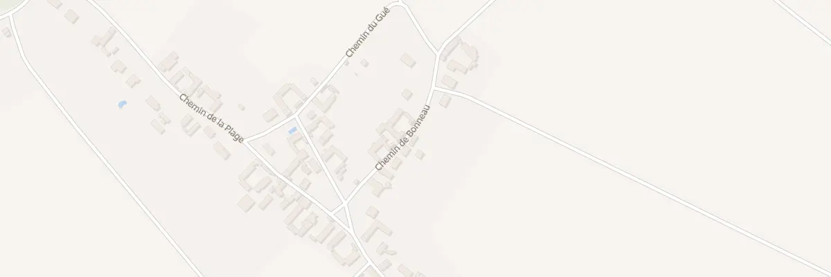 Plan du 12 Che de Bonneau à Germigny-des-Prés