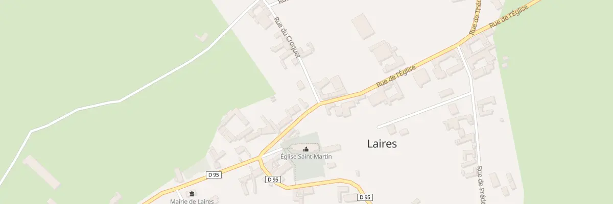 Plan du 5 Rue de l’Eglise à Laires