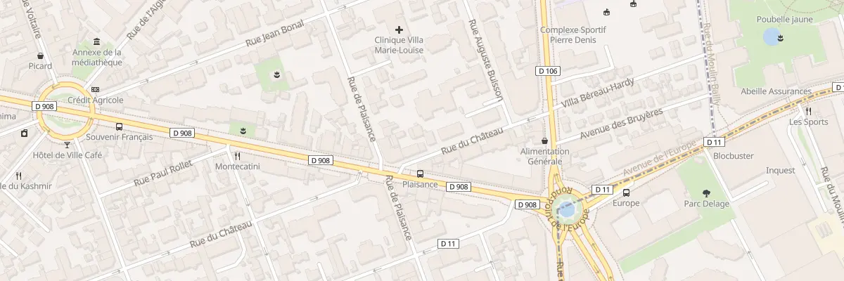 Plan du 14B Rue du Château à La Garenne-Colombes