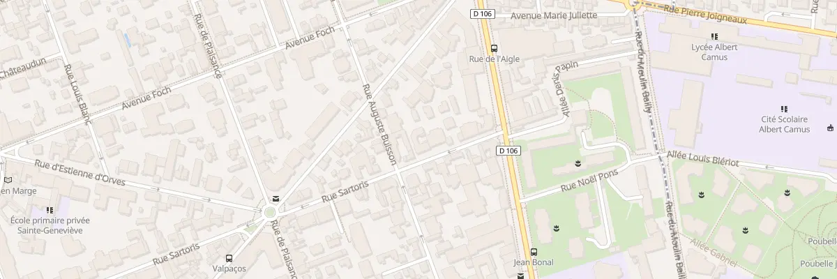 Plan du 10 Rue Sartoris à La Garenne-Colombes