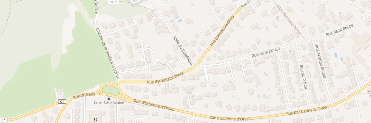 Plan du 86 Rue d’Amblainvilliers à Verrières-le-Buisson