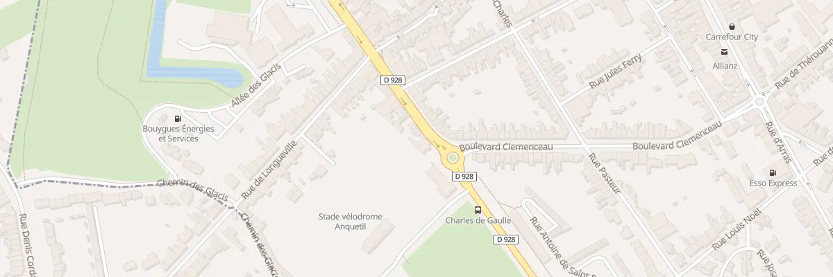 Plan du 23 Bd Clémenceau à Saint-Omer