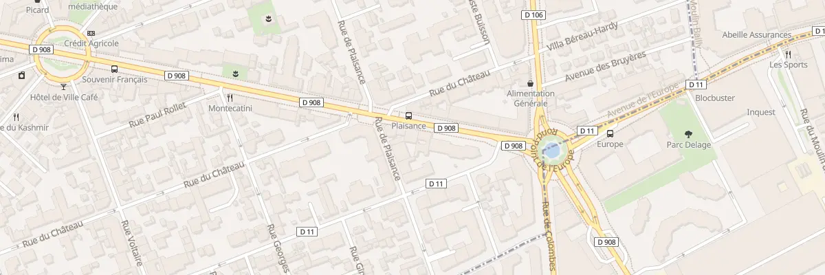 Plan du 7 Bd de la République à La Garenne-Colombes