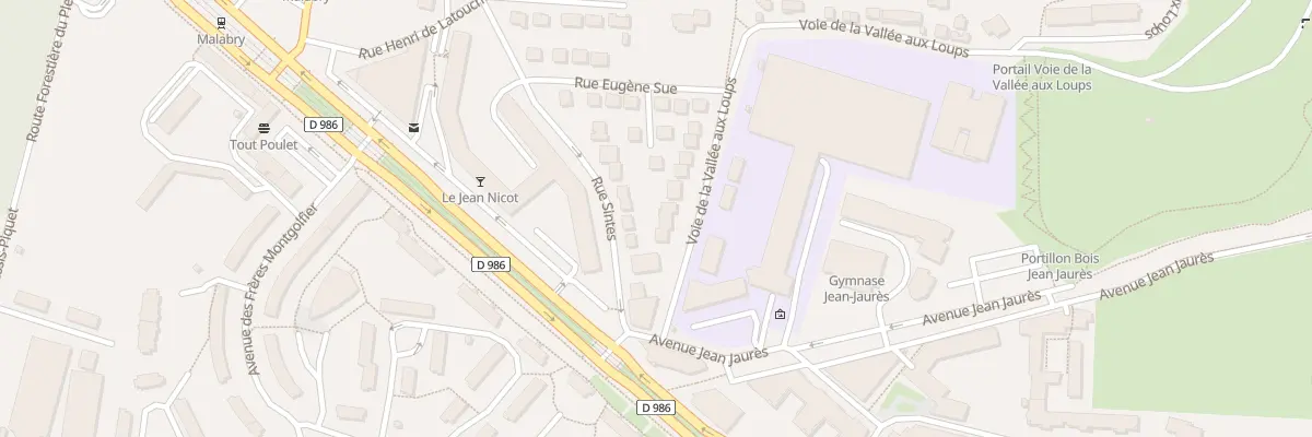 Plan du 12 Rue Sintés à Châtenay-Malabry