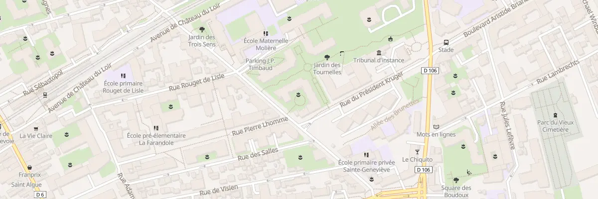 Plan du 36 Rue Jp Timbaud à Courbevoie
