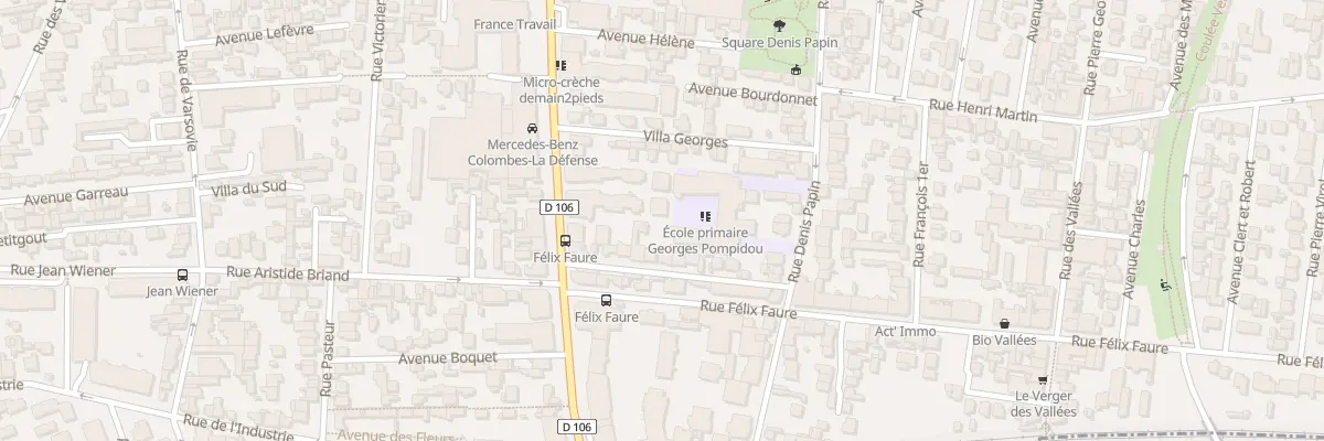 Plan du 143 Av Henri Barbusse à Colombes