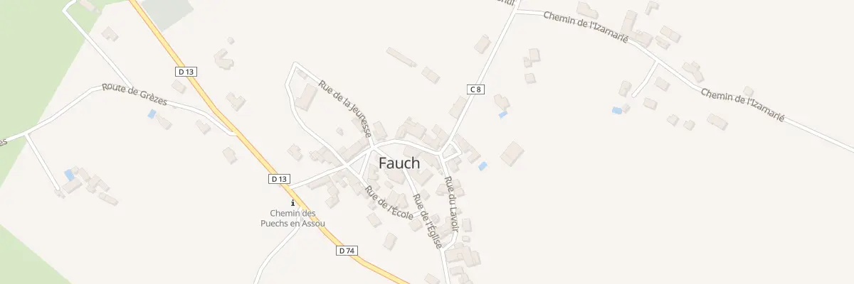 Plan du 13 Rue de la mairie à Fauch